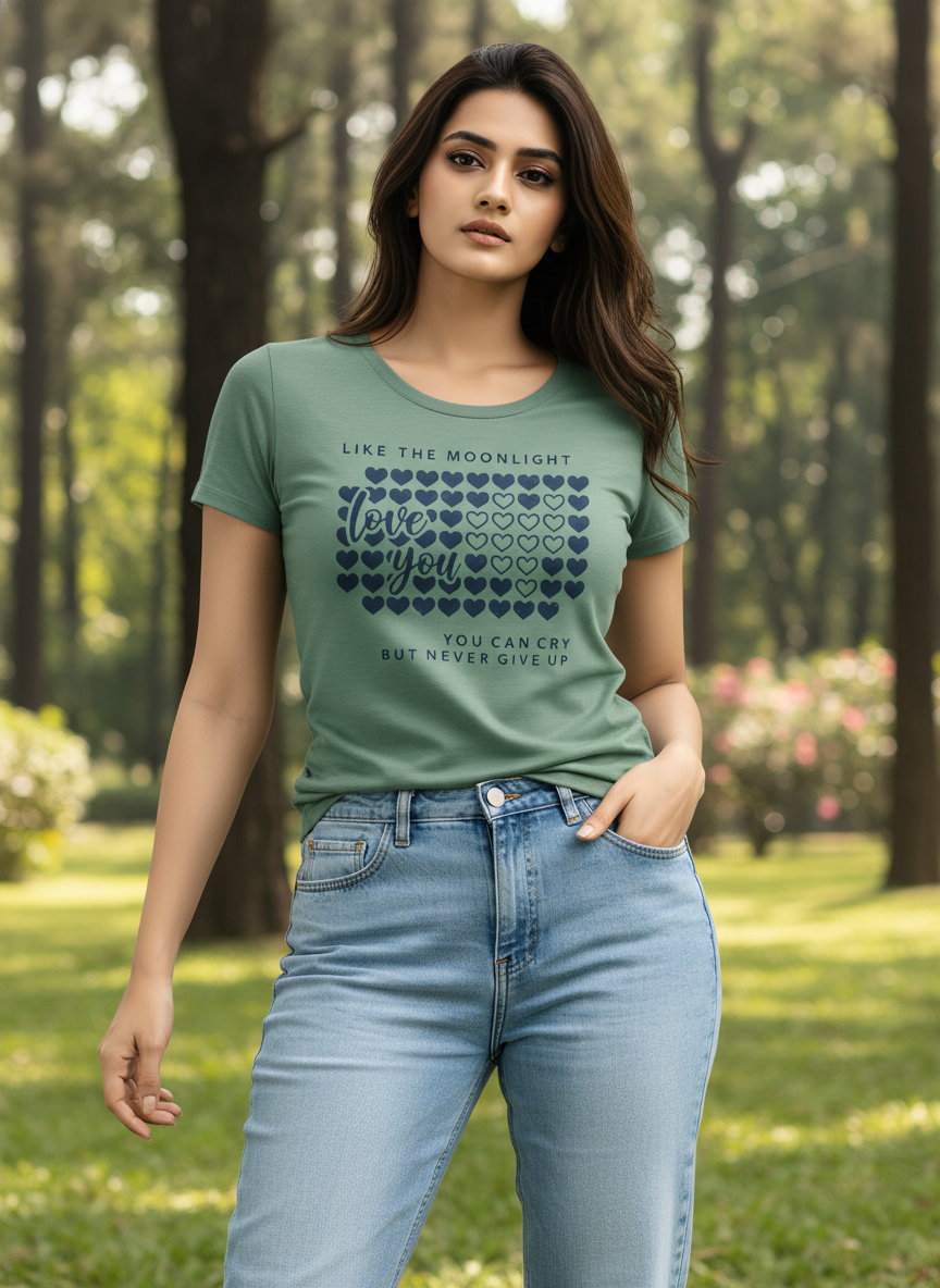 ＤＵＴＣＨ ＤＲＥＡＭ™ Women’s Printed Cotton Casual Graphic T-Shirt Top- #2