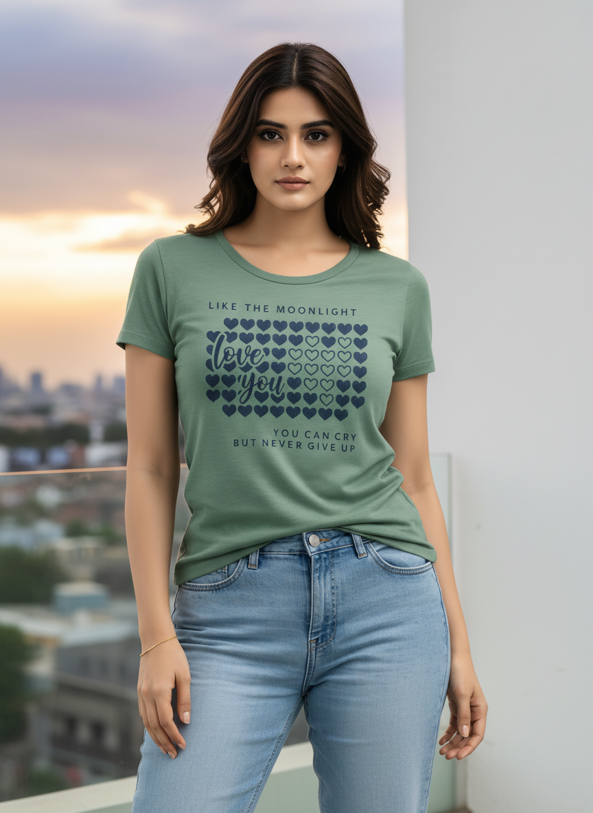 ＤＵＴＣＨ ＤＲＥＡＭ™ Women’s Printed Cotton Casual Graphic T-Shirt Top- #2