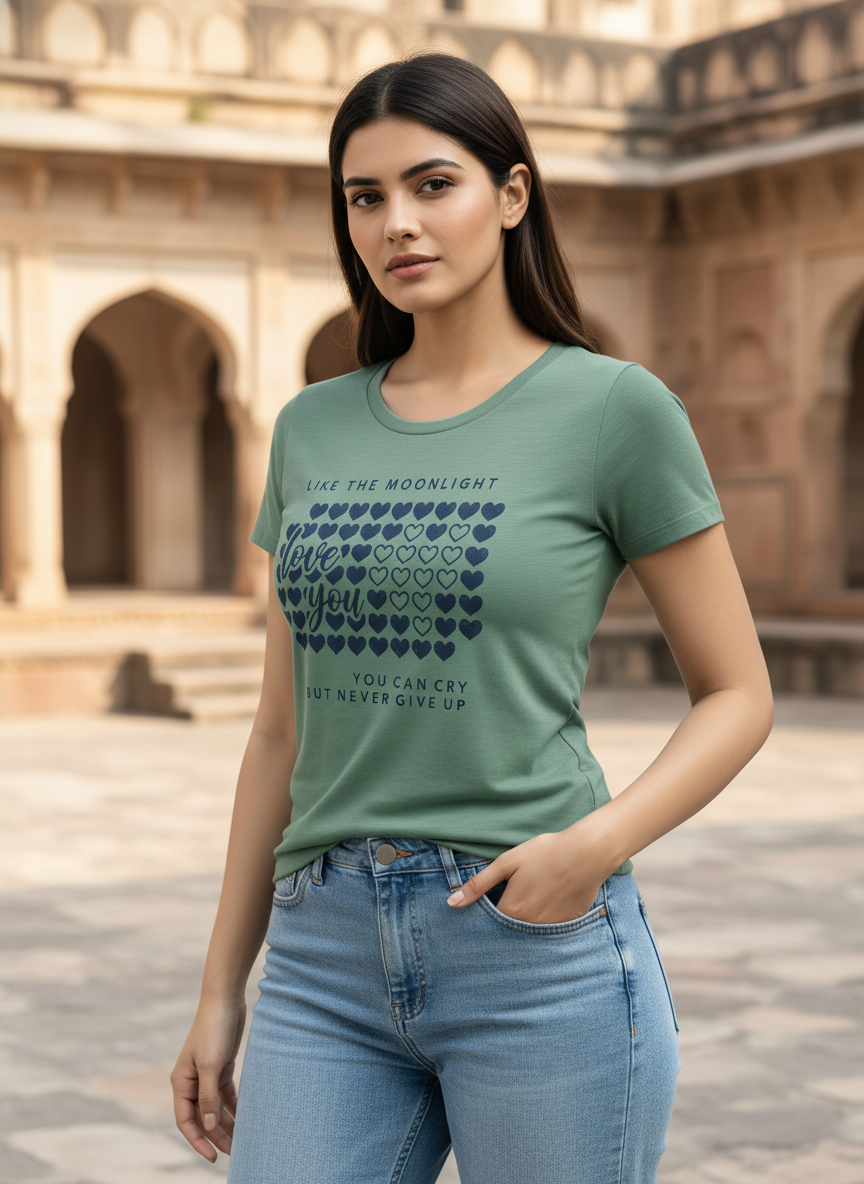 ＤＵＴＣＨ ＤＲＥＡＭ™ Women’s Printed Cotton Casual Graphic T-Shirt Top- #2
