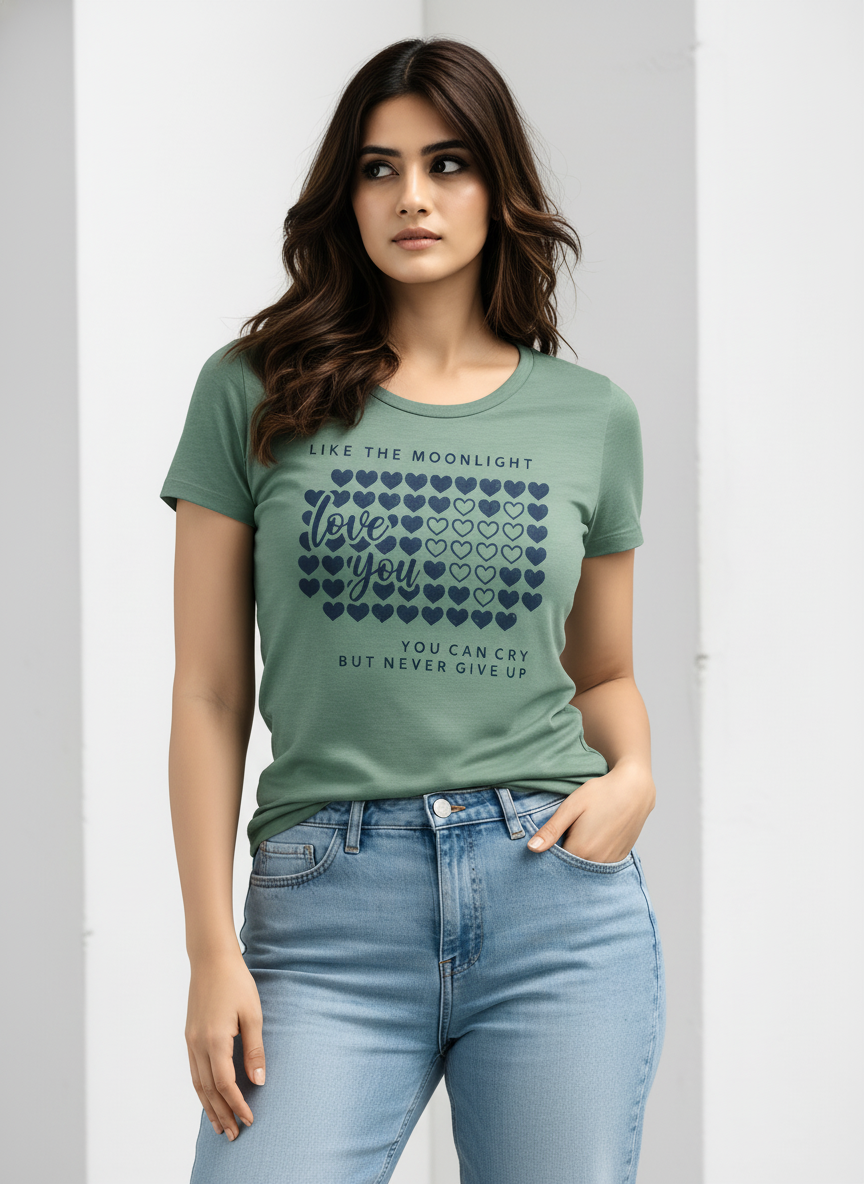 ＤＵＴＣＨ ＤＲＥＡＭ™ Women’s Printed Cotton Casual Graphic T-Shirt Top- #2
