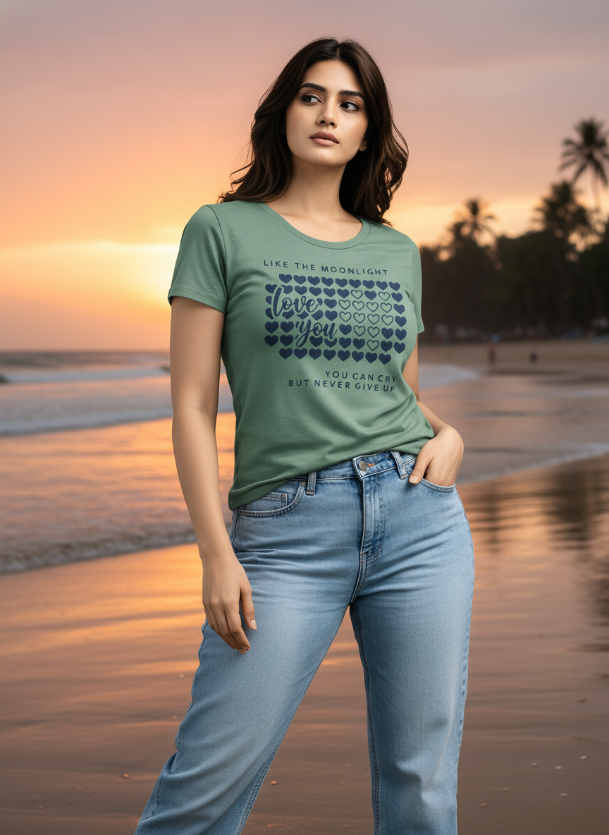 ＤＵＴＣＨ ＤＲＥＡＭ™ Women’s Printed Cotton Casual Graphic T-Shirt Top- #2